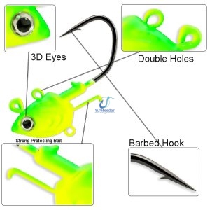 AM Jig Head 80g 1 QTY Packed